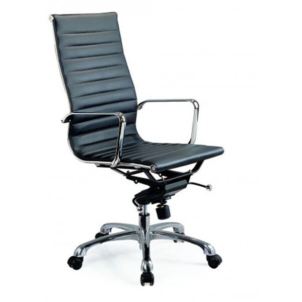 J&M Furniture JandM Furniture 17660 Comfy High Back Office Chair - Black - 17660