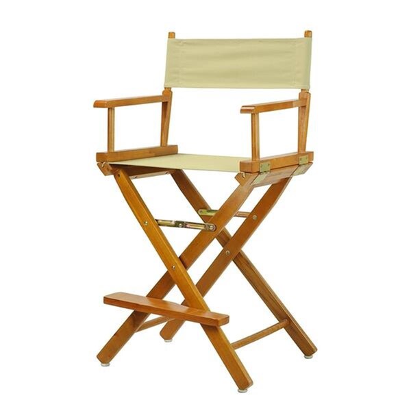 Betterbeds 220-05-021-24 24 in. Directors Chair Honey Oak Frame with Tan Canvas - BE3286561
