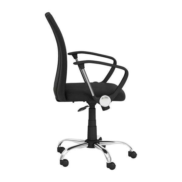 Dreamseat Curve Task Chair with Professional Bull Riders Bull Head Shield Logo - XZOCCURVE-PSPBR0005