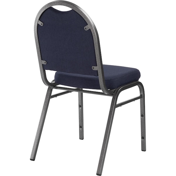 National Public Seating Stacking Chair, 9200 Series, Fabric Blue - 9254-SV