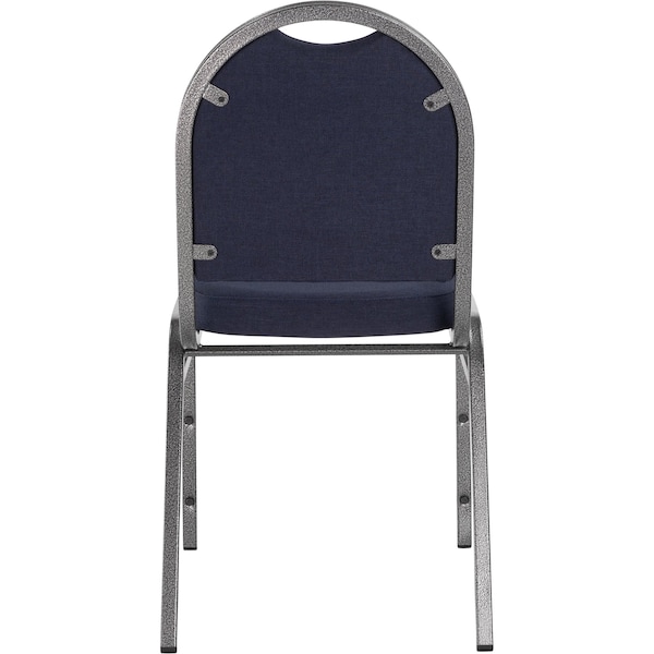 National Public Seating Stacking Chair, 9200 Series, Fabric Blue - 9254-SV