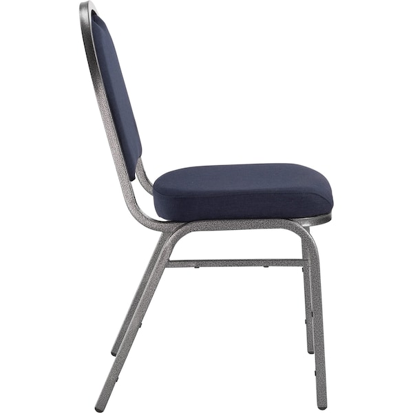 National Public Seating Stacking Chair, 9200 Series, Fabric Blue - 9254-SV