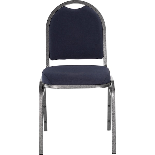 National Public Seating Stacking Chair, 9200 Series, Fabric Blue - 9254-SV