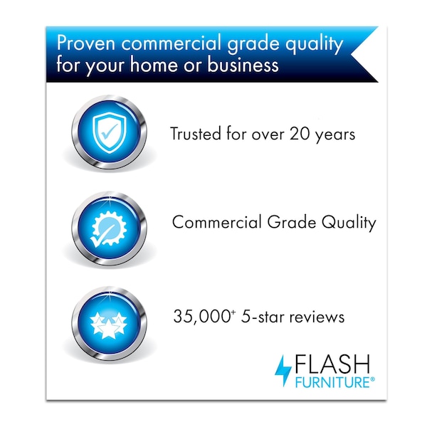 Flash Furniture Blue Metal Stack Chair with Teal Poly Resin Seat - CH-31230-BL-PL1C-GG