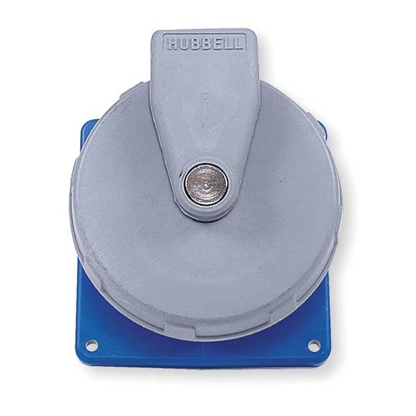 Hubbell IEC Pin and Sleeve Receptacle, 60A, 208V - HBL560R9W