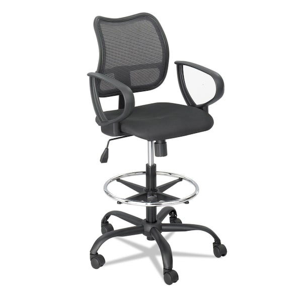 Safco Desk Chair Safco Extended Height Mesh Chair, Black, 23" Height, Mesh, Black - 3395BL