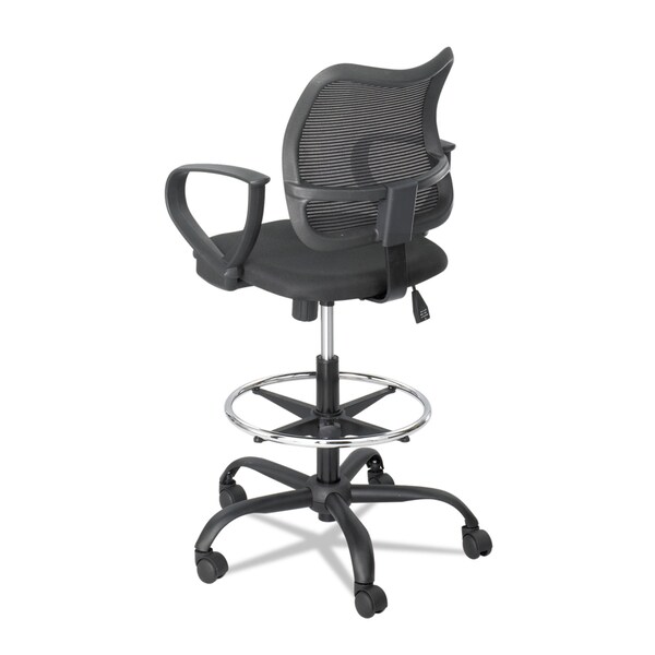 Safco Desk Chair Safco Extended Height Mesh Chair, Black, 23" Height, Mesh, Black - 3395BL