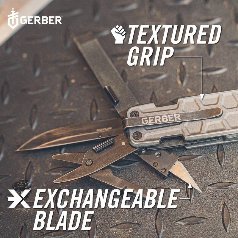 Gerber Lockdown Pry 10-Piece Multi-Tool Grey - 30-001593
