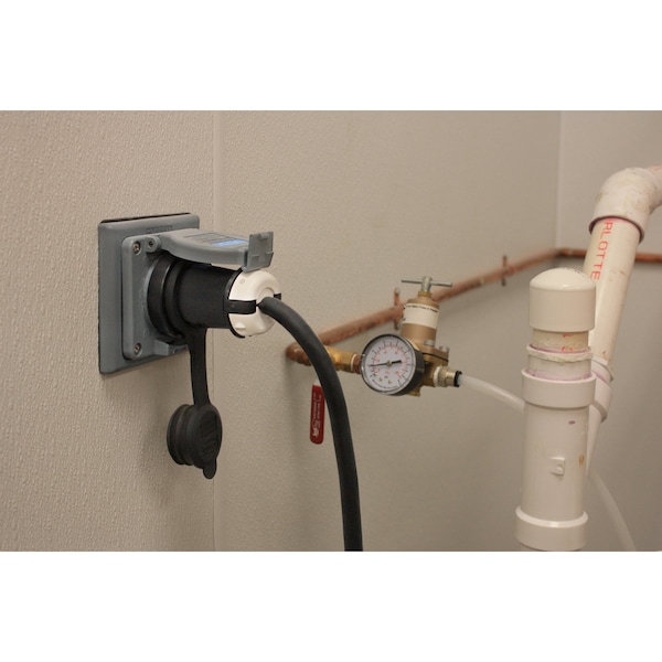 Hubbell 30A Watertight Twist-Lock Receptacle 4P 5W 120/208VAC - HBL2810SW