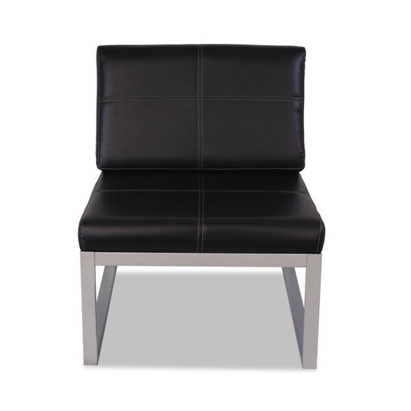 Alera Ispara Series Armless Chair, 26.57" W 31.1" H, No Arms - 9383G