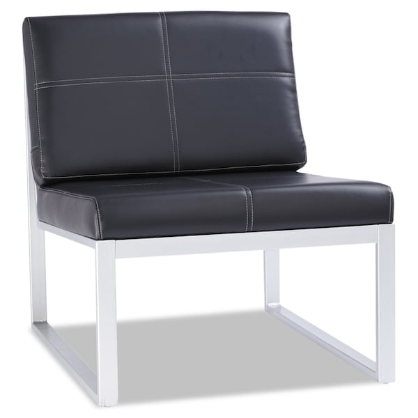 Alera Ispara Series Armless Chair, 26.57" W 31.1" H, No Arms - 9383G
