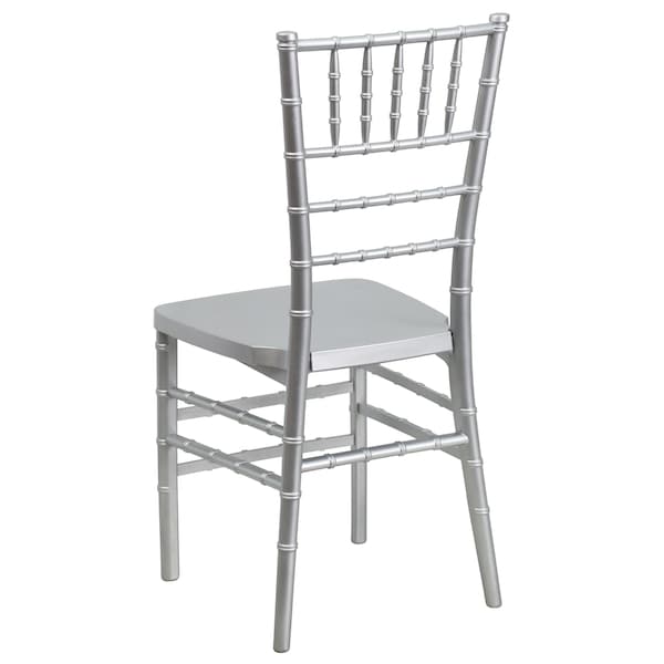Flash Furniture Hercules Premium Chiavari Chair, 15-3/4 in W 18-1/2" L 36-1/2" H - LE-SILVER-GG