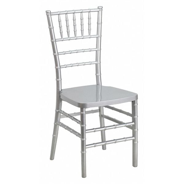Flash Furniture Hercules Premium Chiavari Chair, 15-3/4 in W 18-1/2" L 36-1/2" H - LE-SILVER-GG