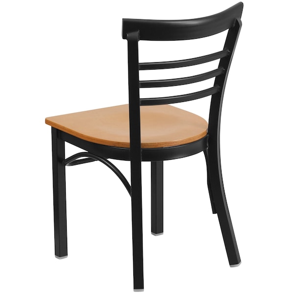 Flash Furniture Hercules Restaurant Chair, 17 in W 19-1/2" L 31-3/4" H - XU-DG6Q6B1LAD-NATW-GG