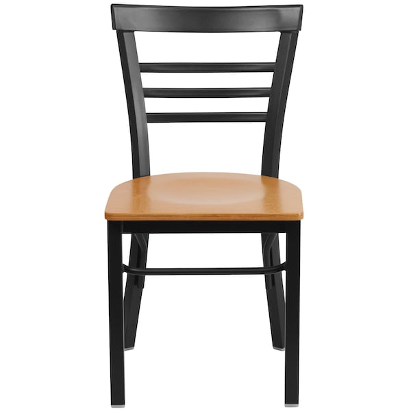 Flash Furniture Hercules Restaurant Chair, 17 in W 19-1/2" L 31-3/4" H - XU-DG6Q6B1LAD-NATW-GG