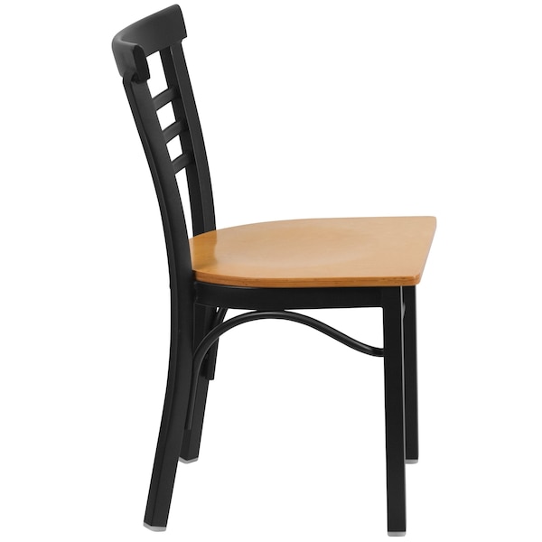 Flash Furniture Hercules Restaurant Chair, 17 in W 19-1/2" L 31-3/4" H - XU-DG6Q6B1LAD-NATW-GG