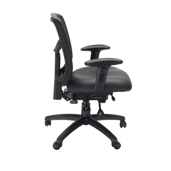 We'Re It Mesh it, Y Series Mesh Back Task Chair, Multi-Functional Adjustments with Black Eco Seat - MI1522-ECB
