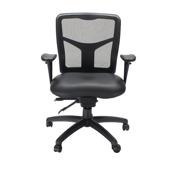 We'Re It Mesh it, Y Series Mesh Back Task Chair, Multi-Functional Adjustments with Black Eco Seat - MI1522-ECB