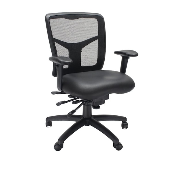 We'Re It Mesh it, Y Series Mesh Back Task Chair, Multi-Functional Adjustments with Black Eco Seat - MI1522-ECB
