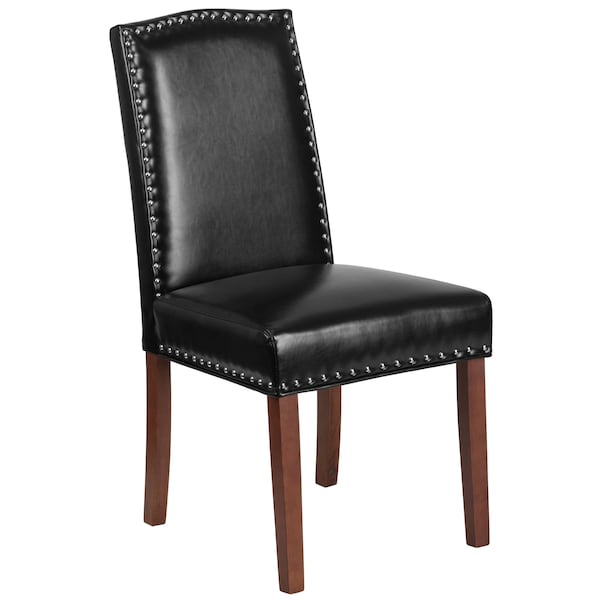 Flash Furniture Hercules Hampton Hill Parsons Chair, 19-1/2 in W 26-3/4" L 38-1/2" H - QY-A13-9349-BK-GG