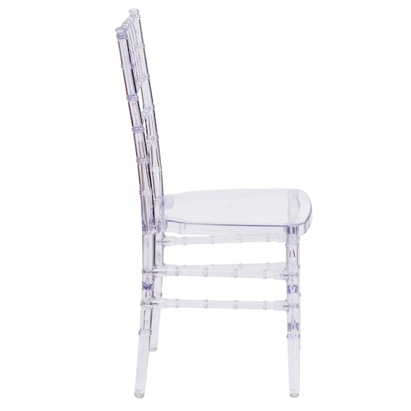 Flash Furniture Traditional Stacking Chiavari Chair, 15-3/4 in W 20" L 36-1/4" H - BH-ICE-CRYSTAL-GG