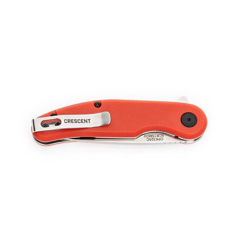 Crescent 3.25 in. Drop Point Blade Everyday CarryKnife with Rawhide Composite Handle - CPK325CR