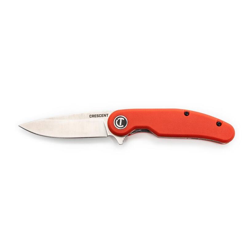 Crescent 3.25 in. Drop Point Blade Everyday CarryKnife with Rawhide Composite Handle - CPK325CR