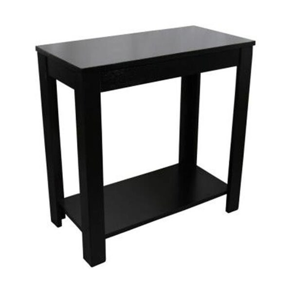 Ore International ORE International 7710BK 24 in. Black Chair side Table - 7710BK