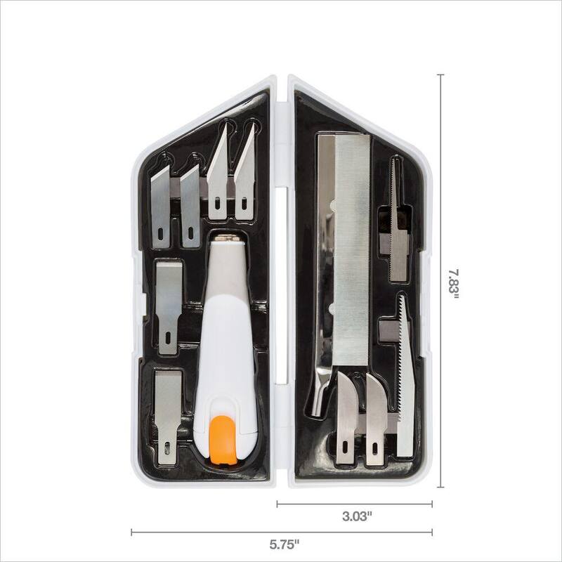 Fiskars Heavy-duty Utility Knife Set with 11 Blades - 165190-1006