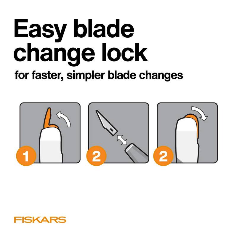 Fiskars Heavy-duty Utility Knife Set with 11 Blades - 165190-1006