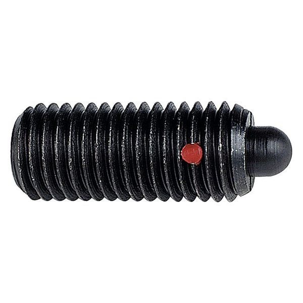 Te-Co Spring Plunger, Blk Oxd, 1/4-20x3/4 L, PK5 - 5210901