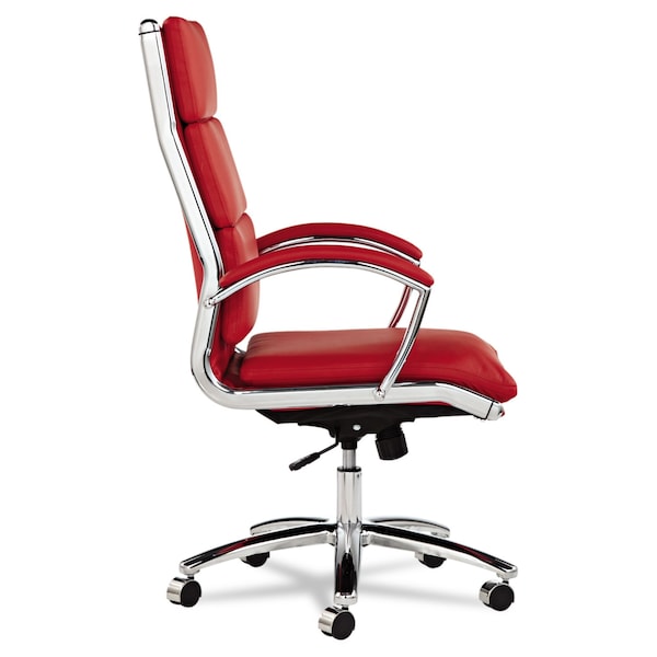 Alera Executive Chair Neratoli(TM) High-Back Slim Profile Chair, Arched Arms, 19" to 22-1/2" Height - ALENR4139