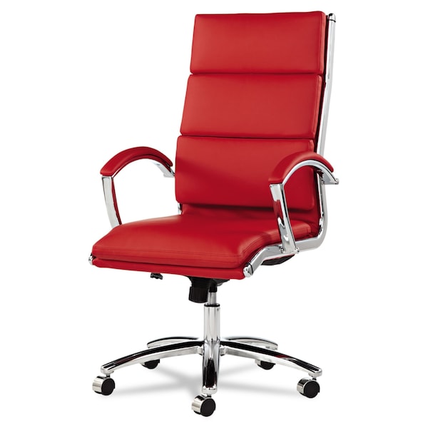 Alera Executive Chair Neratoli(TM) High-Back Slim Profile Chair, Arched Arms, 19" to 22-1/2" Height - ALENR4139