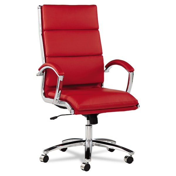 Alera Executive Chair Neratoli(TM) High-Back Slim Profile Chair, Arched Arms, 19" to 22-1/2" Height - ALENR4139