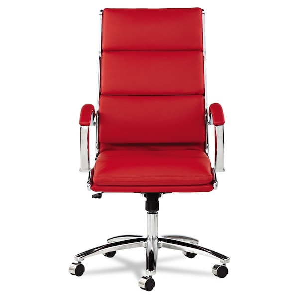 Alera Executive Chair Neratoli(TM) High-Back Slim Profile Chair, Arched Arms, 19" to 22-1/2" Height - ALENR4139