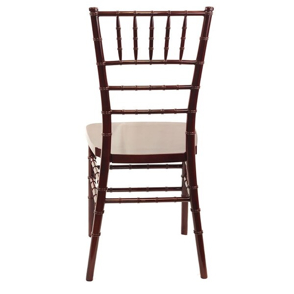 Atlas Commercial Products Resin Chiavari Chair with Premium Steel Frame, Mahogany - RCC3MHG