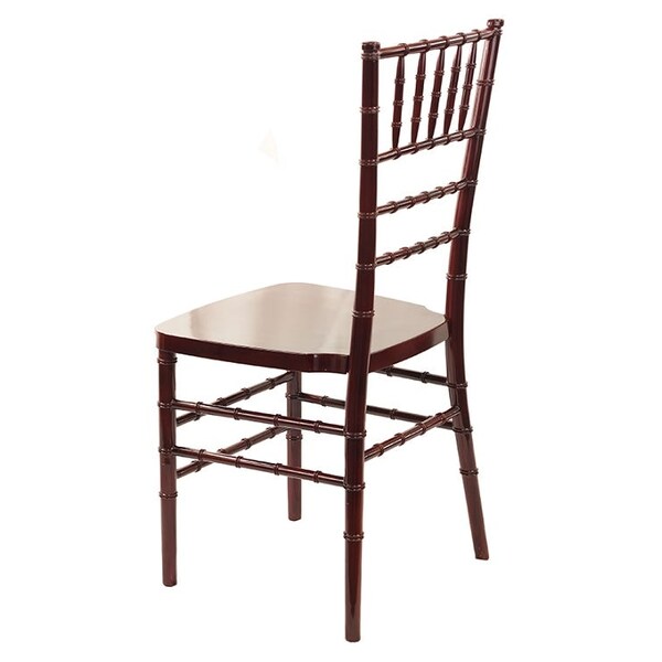 Atlas Commercial Products Resin Chiavari Chair with Premium Steel Frame, Mahogany - RCC3MHG