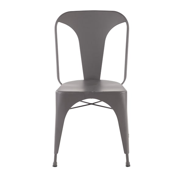 Lumisource Austin Dining Chair in Matte Grey, PK 2 - DC-TW-AU GY2