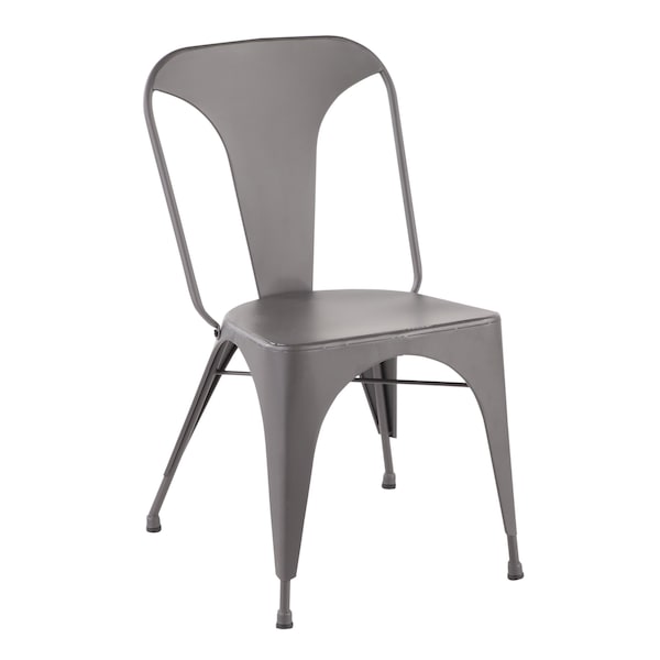 Lumisource Austin Dining Chair in Matte Grey, PK 2 - DC-TW-AU GY2