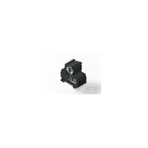 Te Connectivity 4 Mm 2 Wire 1 In 1 Out Spring Clamp Terminal Block, Fuse Type With Led - 2271583-1