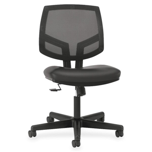 The Hon Co HON5713SB11T Mesh Task Chair  24.25 in. x 25 in. x 39 in.  Leather- Black - H5713.SB11.T