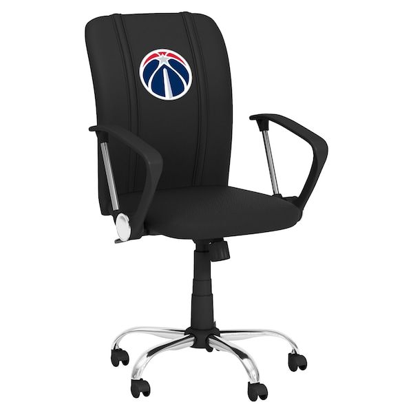 Dreamseat Curve Task Chair with Washington Wizards Primary Logo - XZOCCURVE-PSNBA32092