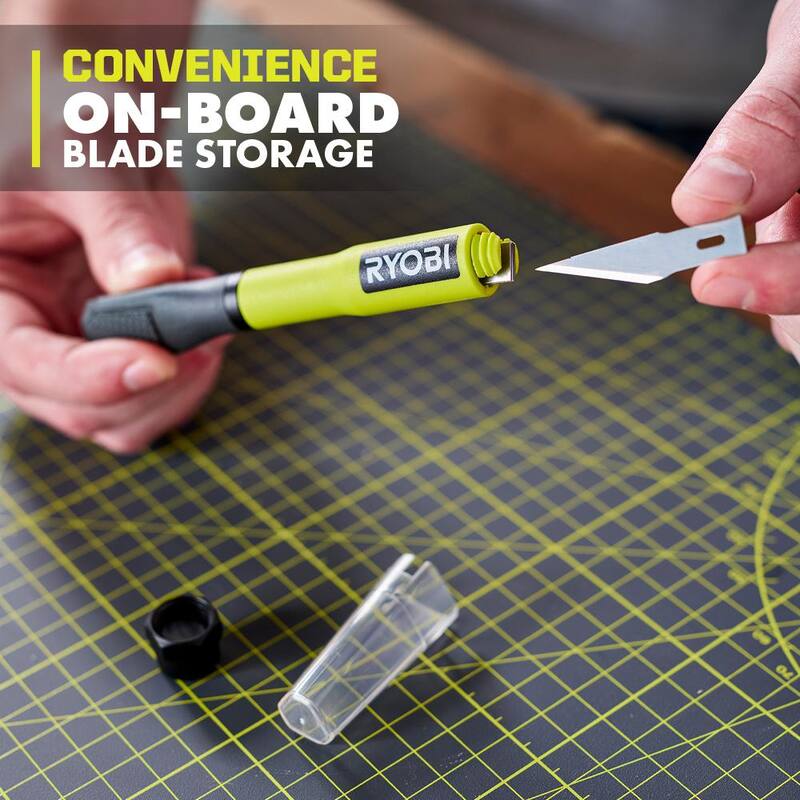 RYOBI 2-in-1 Hobby Knife w/ Blade Storage - RHCKP03