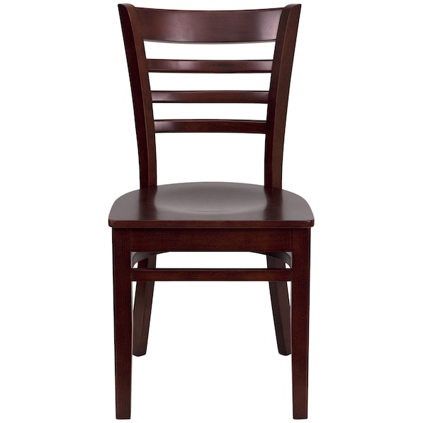 Flash Furniture Hercules Restaurant Chair, 17-1/4 in W 20" L 33-3/4" H - XU-DGW0005LAD-MAH-GG
