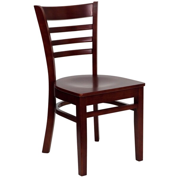 Flash Furniture Hercules Restaurant Chair, 17-1/4 in W 20" L 33-3/4" H - XU-DGW0005LAD-MAH-GG