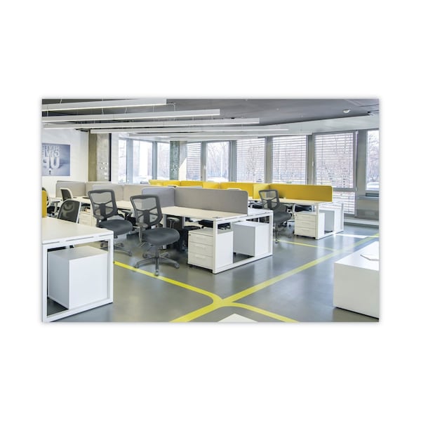 Alera Task Chair Elusion(TM) Mesh Mid-Back Multifunction Chair, Padded Arms, 18-1/8" to 21-3/4" Height - ALEEL42ME10B