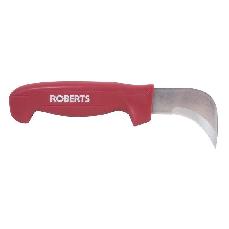 ROBERTS Vinyl Flooring Utility Knife with Curved Blade - 10-925