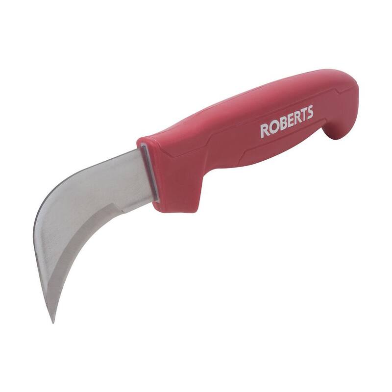 ROBERTS Vinyl Flooring Utility Knife with Curved Blade - 10-925