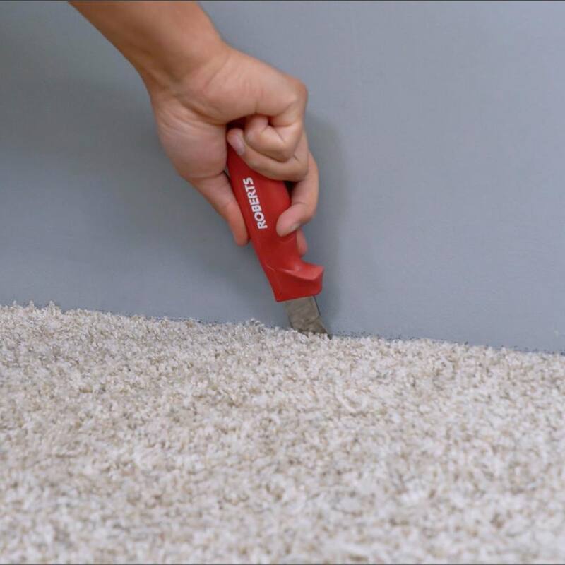 ROBERTS Vinyl Flooring Utility Knife with Curved Blade - 10-925