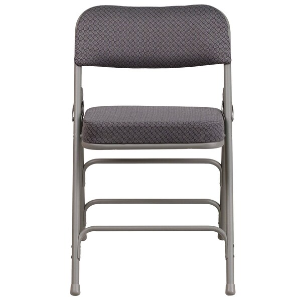 Flash Furniture Gray Fabric Folding Chair - AW-MC320AF-GRY-GG